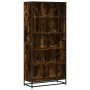 Estantería madera de ingeniería roble ahumado 80,5x35x170,5 cm de , Librerías y estanterías - Ref: Foro24-3300857, Precio: 12...