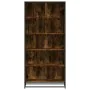 Estantería madera de ingeniería roble ahumado 80,5x35x170,5 cm de , Librerías y estanterías - Ref: Foro24-3300857, Precio: 12...