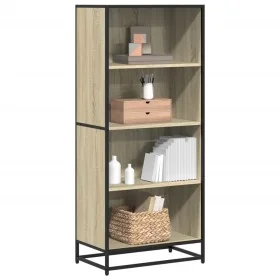 Estantería de madera de ingeniería roble Sonoma 60x35x139 cm by , Bookcases and shelves - Ref: Foro24-3300841, Price: 90,52 €...