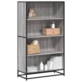 Estantería de madera de ingeniería gris Sonoma 80,5x35x139 cm by , Bookcases and shelves - Ref: Foro24-3300848, Price: 118,58...