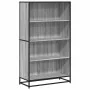 Estantería de madera de ingeniería gris Sonoma 80,5x35x139 cm de , Librerías y estanterías - Ref: Foro24-3300848, Precio: 113...