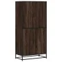 Aparador alto madera de ingeniería marrón roble 68x35x139 cm by , Sideboards - Ref: Foro24-3300834, Price: 126,77 €, Discount: %