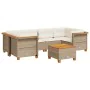 Set sofás de jardín 7 piezas y cojines ratán sintético beige by , Garden sets - Ref: Foro24-3261745, Price: 534,47 €, Discoun...