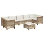 Set de sofás de jardín y cojines 8 piezas ratán sintético beige de , Conjuntos de jardín - Ref: Foro24-3261766, Precio: 682,3...
