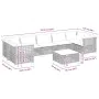 Set de sofás de jardín y cojines 8 piezas ratán sintético beige de , Conjuntos de jardín - Ref: Foro24-3261766, Precio: 682,3...
