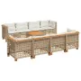 Set de sofás de jardín con cojines 9 pzas ratán sintético beige de , Conjuntos de jardín - Ref: Foro24-3261772, Precio: 753,6...