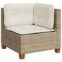 Juego de sofás jardín con cojines 5 pzas ratán sintético beige von , Gartensets - Ref: Foro24-3261787, Preis: 373,48 €, Rabat...