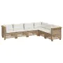 Juego de sofás jardín con cojines 6 pzas ratán sintético beige von , Gartensets - Ref: Foro24-3261862, Preis: 523,11 €, Rabat...