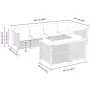 Set sofás de jardín 7 piezas y cojines ratán sintético beige von , Gartensets - Ref: Foro24-3261883, Preis: 573,10 €, Rabatt: %
