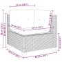 Set sofás de jardín 7 piezas y cojines ratán sintético beige von , Gartensets - Ref: Foro24-3261883, Preis: 573,10 €, Rabatt: %