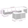 Set de sofás de jardín con cojines 9 pzas ratán sintético beige von , Gartensets - Ref: Foro24-3261895, Preis: 690,17 €, Raba...