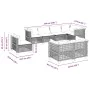 Set de sofás de jardín y cojines 8 piezas ratán sintético beige by , Garden sets - Ref: Foro24-3261904, Price: 709,44 €, Disc...