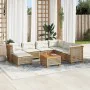 Set de sofás de jardín y cojines 8 piezas ratán sintético beige by , Garden sets - Ref: Foro24-3261946, Price: 642,87 €, Disc...