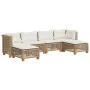 Juego de sofás jardín con cojines 6 pzas ratán sintético beige von , Gartensets - Ref: Foro24-3261952, Preis: 480,72 €, Rabat...