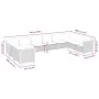 Juego de sofás jardín con cojines beige 10 pzas ratán sintético by , Garden sets - Ref: Foro24-3262021, Price: 770,20 €, Disc...
