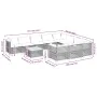 Set de sofás de jardín 11pzas con cojines ratán sintético beige by , Garden sets - Ref: Foro24-3262042, Price: 917,68 €, Disc...