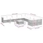 Set de sofás de jardín 11pzas con cojines ratán sintético beige by , Garden sets - Ref: Foro24-3262054, Price: 917,68 €, Disc...