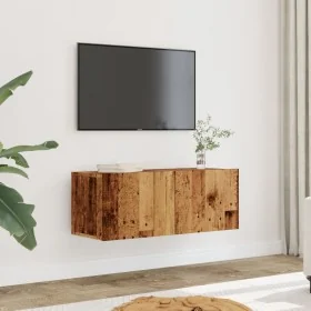 Muebles para TV de pared 2 uds madera envejecida 80x30x30 cm von , TV-Möbel - Ref: Foro24-857015, Preis: 74,75 €, Rabatt: %