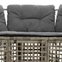 Sofá de jardín forma de L cojines y reposapiés ratán PE gris von , Outdoor-Sofas - Ref: Foro24-365895, Preis: 345,44 €, Rabat...