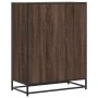 Zapatero de madera y metal marrón roble 75x38x97,5 cm von , Schuhregale und Schuhorganisatoren - Ref: Foro24-3300874, Preis: ...