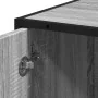 Armario de baño madera y metal gris Sonoma 35x37,5x188,5 cm by , Bathroom furniture - Ref: Foro24-3300883, Price: 146,72 €, D...