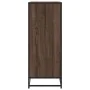 Zapatero de madera y metal marrón roble 75x38x97,5 cm by , Shoe racks and shoe organizers - Ref: Foro24-3300869, Price: 108,6...