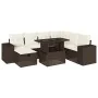 Set sofás de jardín 8 piezas y cojines ratán sintético marrón by , Garden sets - Ref: Foro24-3275323, Price: 573,75 €, Discou...