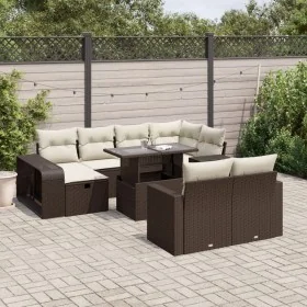Set de sofás de jardín 11 pzas cojines ratán sintético marrón von , Gartensets - Ref: Foro24-3276509, Preis: 695,13 €, Rabatt: %