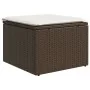 Set de sofás de jardín 9 pzas y cojines ratán sintético marrón by , Garden sets - Ref: Foro24-3269363, Price: 633,60 €, Disco...