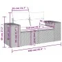 Set de sofás de jardín 9 pzas y cojines ratán sintético marrón by , Garden sets - Ref: Foro24-3269363, Price: 633,60 €, Disco...