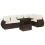Juego de sofás de jardín 7 piezas con cojines ratán PE marrón von , Gartensets - Ref: Foro24-3268553, Preis: 538,62 €, Rabatt: %