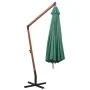 Sombrilla colgante con palo de madera verde 350 cm von , Sonnenschirme - Ref: Foro24-42965, Preis: 230,57 €, Rabatt: %