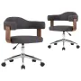 Sillas de comedor girartorias 2 uds madera curvada y tela gris von , Essstühle - Ref: Foro24-3054902, Preis: 270,50 €, Rabatt: %