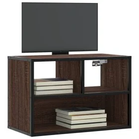 Mueble TV madera ingeniería y metal marrón roble 60x31x39,5 cm von , TV-Möbel - Ref: Foro24-848918, Preis: 34,39 €, Rabatt: %