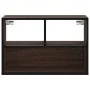 Mueble TV madera ingeniería y metal marrón roble 60x31x39,5 cm von , TV-Möbel - Ref: Foro24-848918, Preis: 34,39 €, Rabatt: %
