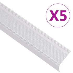 Perfiles de peldaños forma de L 5 uds aluminio plata 67 cm by , Stairs - Ref: Foro24-146783, Price: 30,07 €, Discount: %