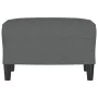 Reposapiés de tela gris oscuro 60x50x41 cm von , Osmanen - Ref: Foro24-349280, Preis: 53,41 €, Rabatt: %