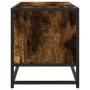 Mueble TV metal y madera ingeniería roble humo 80x34,5x40 cm von , TV-Möbel - Ref: Foro24-848821, Preis: 63,89 €, Rabatt: %