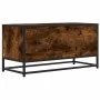 Mueble TV metal y madera ingeniería roble humo 80x34,5x40 cm von , TV-Möbel - Ref: Foro24-848821, Preis: 63,89 €, Rabatt: %