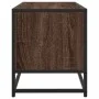 Mueble TV metal y madera ingeniería marrón roble 80x34,5x40 cm von , TV-Möbel - Ref: Foro24-848823, Preis: 67,29 €, Rabatt: %
