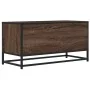 Mueble TV metal y madera ingeniería marrón roble 80x34,5x40 cm von , TV-Möbel - Ref: Foro24-848823, Preis: 67,29 €, Rabatt: %