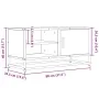 Mueble TV metal y madera ingeniería marrón roble 80x34,5x40 cm von , TV-Möbel - Ref: Foro24-848823, Preis: 67,29 €, Rabatt: %
