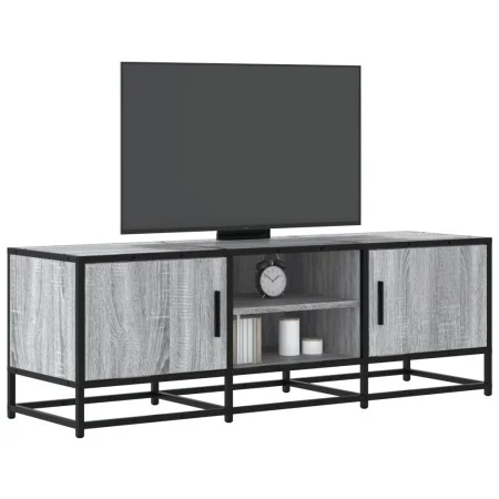 Mueble TV madera ingeniería y metal gris Sonoma 120x35x41 cm de , Muebles TV - Ref: Foro24-848842, Precio: 103,32 €, Descuent...