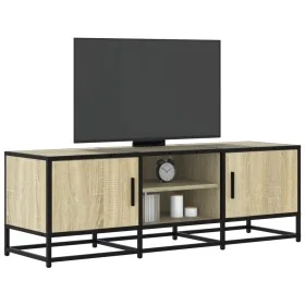 Mueble TV metal y madera ingeniería roble Sonoma 120x35x41 cm von , TV-Möbel - Ref: Foro24-848840, Preis: 100,21 €, Rabatt: %