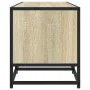Mueble TV metal y madera ingeniería roble Sonoma 120x35x41 cm de , Muebles TV - Ref: Foro24-848840, Precio: 100,21 €, Descuen...
