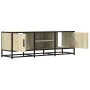 Mueble TV metal y madera ingeniería roble Sonoma 120x35x41 cm de , Muebles TV - Ref: Foro24-848840, Precio: 100,21 €, Descuen...