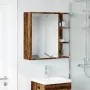 Armario espejo de baño madera envejecida 62,5x20,5x64 cm de , Tocadores de baño - Ref: Foro24-856177, Precio: 73,16 €, Descue...