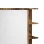 Armario espejo de baño madera envejecida 62,5x20,5x64 cm de , Tocadores de baño - Ref: Foro24-856177, Precio: 73,16 €, Descue...