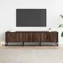 Mueble TV metal y madera ingeniería marrón roble 150x35x41 cm von , TV-Möbel - Ref: Foro24-848863, Preis: 104,46 €, Rabatt: %