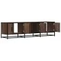 Mueble TV metal y madera ingeniería marrón roble 150x35x41 cm von , TV-Möbel - Ref: Foro24-848863, Preis: 104,46 €, Rabatt: %